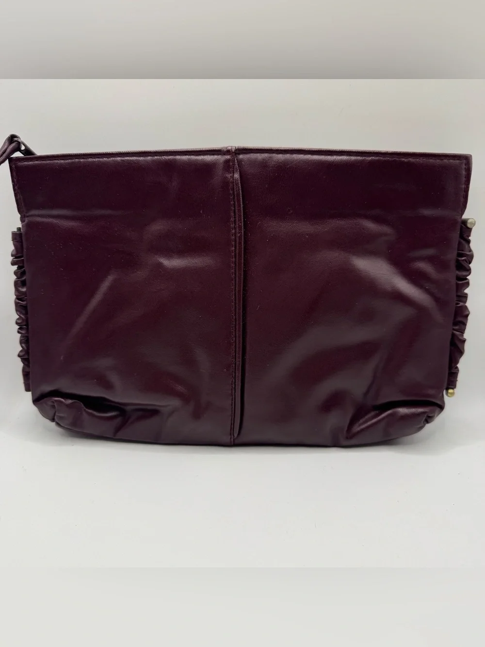 VTG Womens Plum Handbag Wristlet  Whimsygoth Dark Academia Accessory Snaps